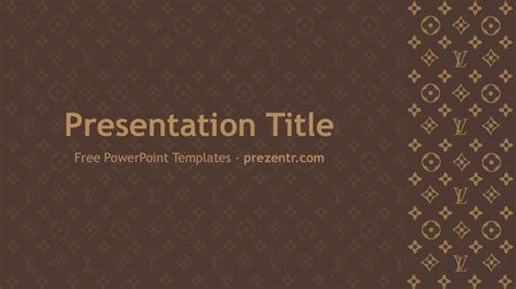 free Louis Vuitton ppt template